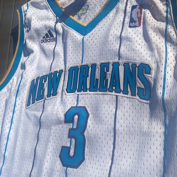 NBA Adidas Chris Paul New Orleans Hornets Home Jersey White Boys size XL (18-20) - Picture 3 of 7